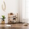 4 Tier Natural Bamboo Wooden Shoe Rack Organizer Stand Storage